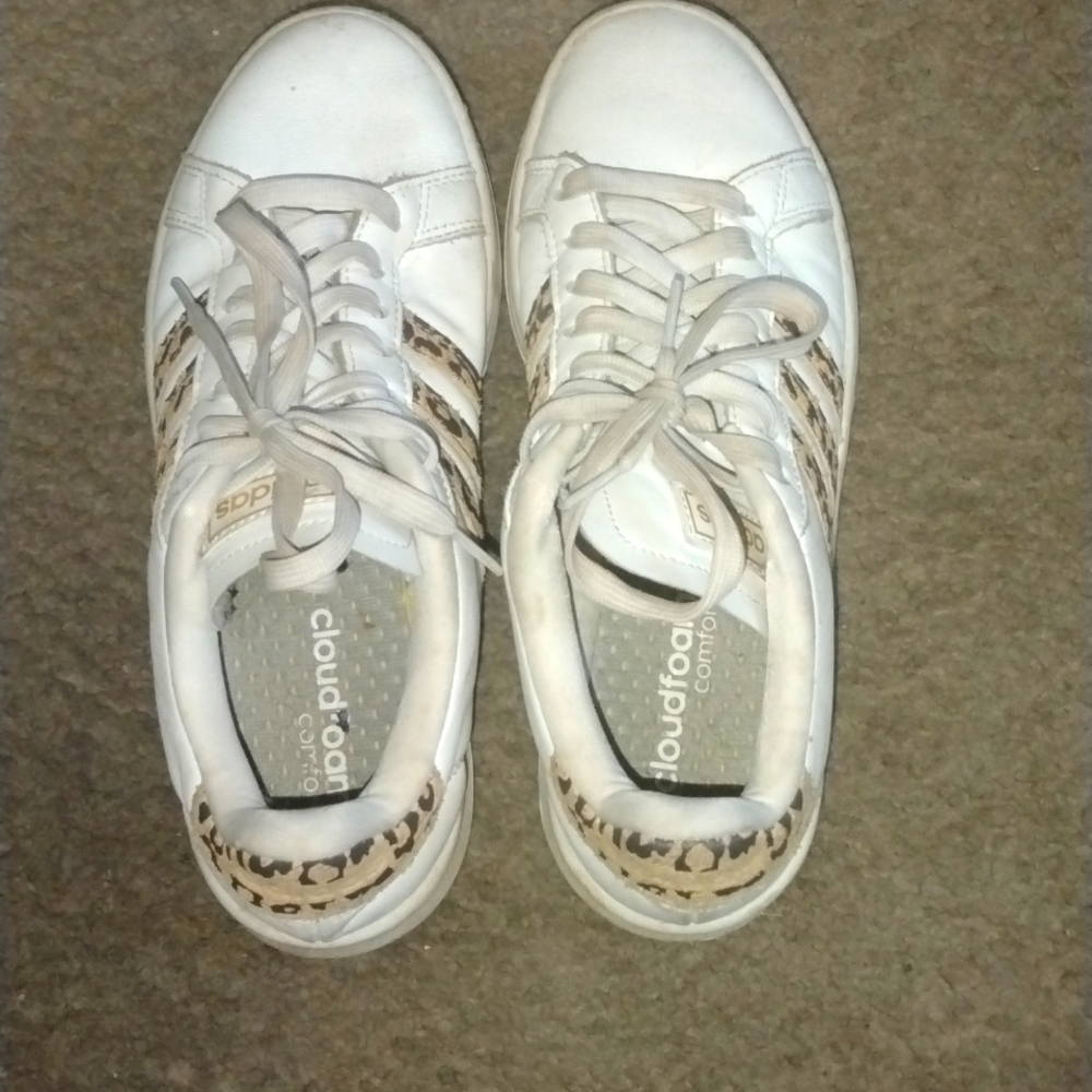 White Adidas shoes